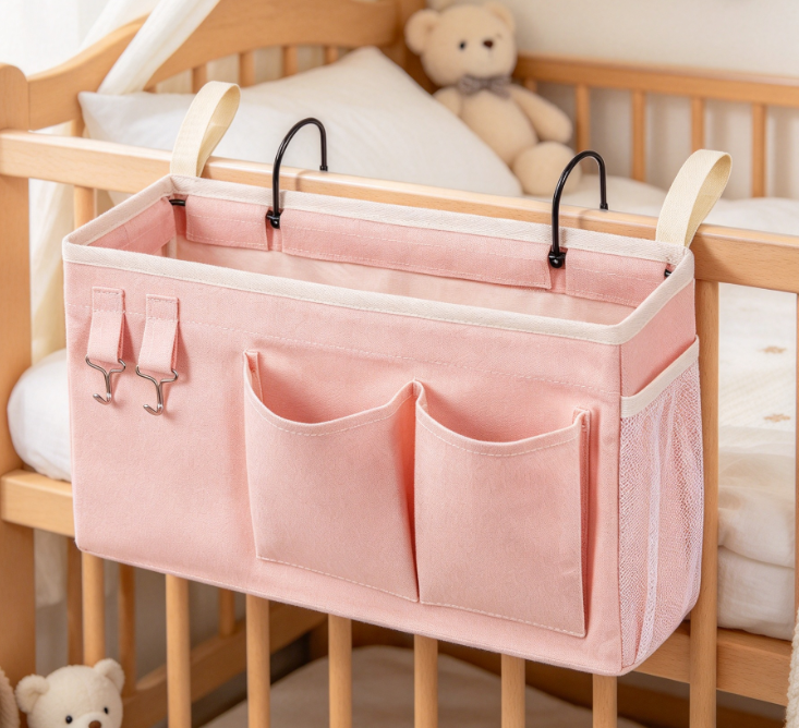 1 Hanging Bedside Storage Organizer, Suitable For Bunk Beds And Dormitories - Image 1