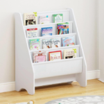 Children's Bookshelf With Thickened Cotton Fabric Pockets, Ideal For Kids' Rooms