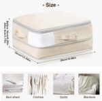 Eight-Piece Clothing Storage Set With Viewing Windows, Handles, And Compression Features - Image 2