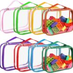 Eight-Piece Portable Transparent Pvc Storage Bag Set With Zipper
