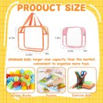 Toy Storage Bags With Dual Zippers, Handles, And Labels - Image 2