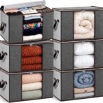 Six-Piece Foldable Clothing Storage Set For Blankets And Bedding